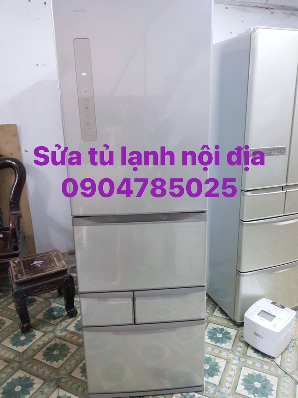 Cơ sở sửa chữa tủ lạnh nội địa 100v 110v  tại nhà Hà Nội