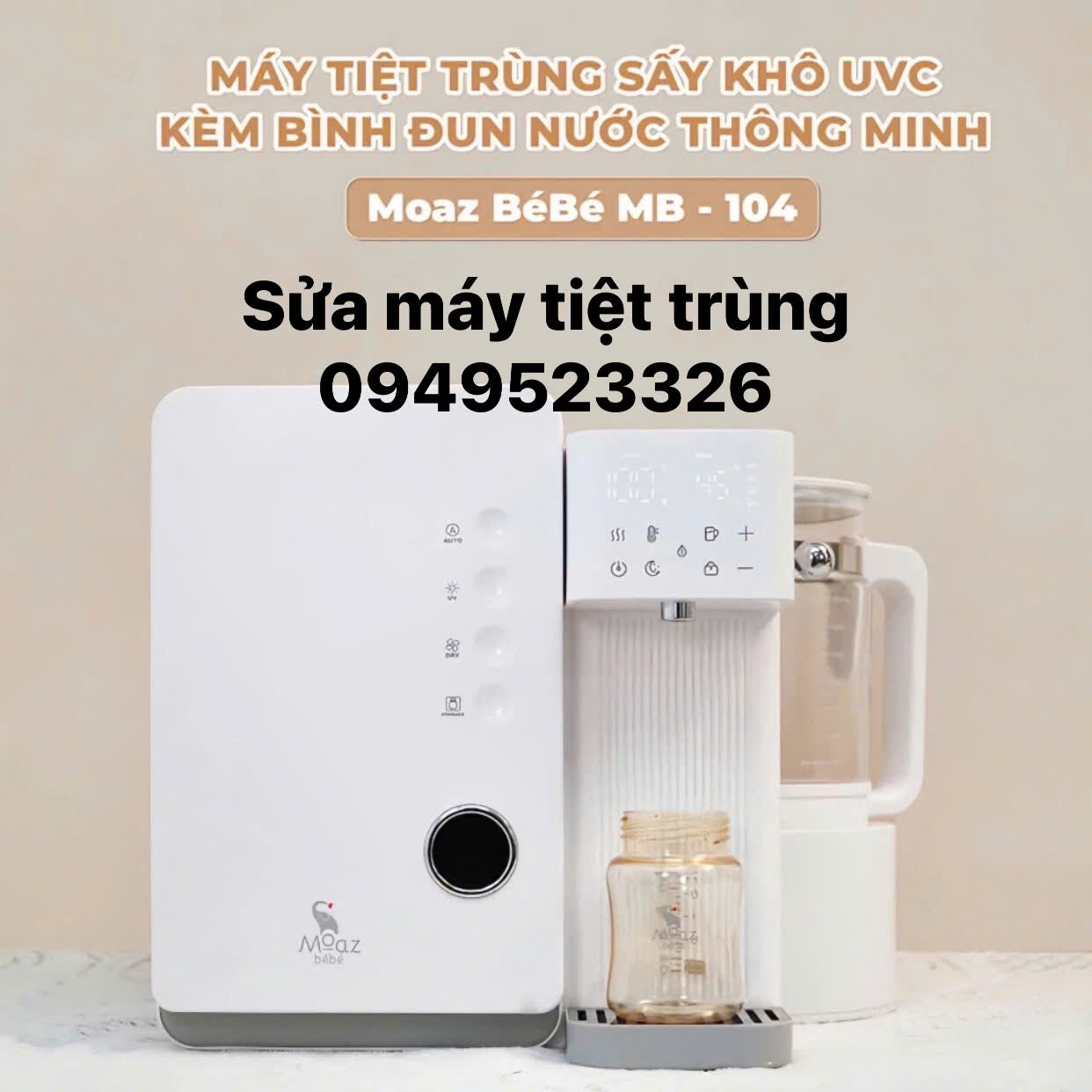 Cửa hàng chuyên sửa máy tiệt trùng bình sữa tại Hà Nội